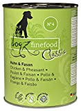 dogz finefood Hundefutter nass - N° 4 Huhn & Fasan - Feinkost Nassfutter für Hunde & Welpen - getreidefrei & ...