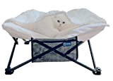 DUPJA Haustier-Campingbett - Hundebetten für mittelgroße Hunde - Faltbares & wasserdichtes mittelgroßes Hundebett mit extra Bezug für den Außen- und ...