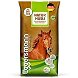 Eggersmann Natur Müsli – Naturnahes Pferdemüsli ohne künstliche Zusatzstoffe für allergiesensible Pferde – 20 kg Sack