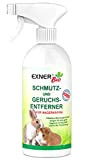 Exner Bio Geruchs- & Schmutzentferner für Nagerkäfige - Mit Mikroorganismen gegen KOT, Urin und Haustiergerüche 100% natürlich & schonend - ...