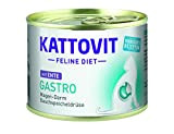 Finnern-Kattovit 12 x Gastro, Ente 185g Schonkost für Katzen bei Problemen des Magen-Darm (8,99 €/kg)