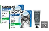 Frontline Spot on für Katzen Sparset mit 2 x 6 Stück (12 Pipetten) inklusive Handcreme ODER Handseife von Apotheken-Express