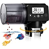 Futterautomat Aquarium Zubehoer Fische Futterspender - 200ml Große Kapazität Fischfutter Digital Smart Automat Fish Automatischer mit Zeitschaltuhr LCD Display für ...