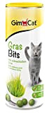 GimCat Gras Bits - Getreidefreier und vitaminreicher Katzensnack mit echtem Gras - 1 Dose (1 x 425 g)