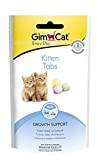 GimCat Kitten Tabs - Funktionaler Katzensnack speziell für junge Katzen ab der 6. Woche - 1 Beutel (1 x 40 ...