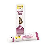 GimCat Malt-Soft Paste Extra - Anti-Hairball Katzensnack fördert Ausscheidung von Haarballen - 1 Tube (1 x 100 g)