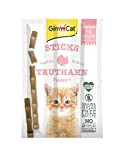 GimCat Sticks Kitten Truthahn - Softe Kaustangen mit hohem Fleischanteil und ohne Zuckerzusatz - 1 Packung (1 x 3 Sticks)
