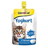 GimCat Yoghurt - Katzensnack aus echter laktosereduzierter Vollmilch mit Calcium für gesunde Knochen - 1 Beutel (1 x 150 g)
