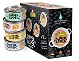 GranataPet Suppenkasper Multipack, Snacks für Katzen, Suppen gegen den kleinen Hunger, Leckerchen für extra Flüssigkeitszufuhr, Katzenfutter ohne Getreide & ohne ...