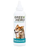 Green Hero Ohrenwunder pflegt das Ohr und unterstützt den Regenerationsprozess bei Ohrmilben Juckreiz Entzündungen Infektionen Läusen für Hund und Katze ...