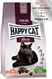 Happy Cat 70581 - Sterilised Adult Atlantik Lachs - Trockenfutter für sterilisierte Katzen und Kater - 10 kg Inhalt