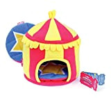 HAYPIGS Meerschweinchen Zubehoer und Spielzeug - HIDEY Hut aus Fleece im Zirkus-Look - Nagerhaus - Hamster Haus – Meerschweinchen Haus – Kleintier Haus