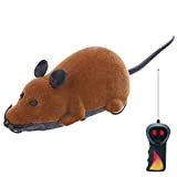 Hearthxy Katzenspielzeug Elektrische Maus mit Ferngesteuerte Drahtlose RC Mäuse Spielzeug Interaktiv Kätzchen Maus Rassel Catcher für Katze Haustiere,Kinder Gescher