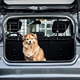 Heldenwerk Universal Kofferraum Trenngitter für Hunde - Auto Hundegitter zum Transport für deinen Hund - Schutzgitter mit Kopfstützen-Befestigung - Stufenlos ...