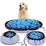 HomeMall Schnüffelmatte für Hunde, Schnüffelteppich Hundespielzeug, Waschbare Haustierfuttermatte für Geruchstraining und langsames Fressen, Hundeleckerli-Spender Indoor Outdoor Stressabbau