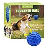 Hundespielzeug Ball Quietschend Hundebälle mit Quietscher, Unzerstörbar Kauspielzeug für Große Mittlerer Hunde, Hunde Wasserspielzeug, Robuster Hunde Ball, Squeaky Dog Balls ...