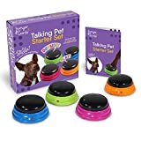 Hunger for Words Talking Pet Starter-Set, aufnahmefähige Tasten für Hunde, Hunde-Sprechtasten, bringen Sie Ihrem Hund das Sprechen bei, Mehrfarbig