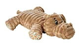 HUNTER HUGGLY AMAZONAS HIPPO Hundespielzeug, Plüsch, Nilpferd, 28 cm, beige