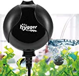 hygger Sauerstoffpumpe für Aquarium, Superleise Aquarium Luftpumpe Geräusch niedriger als 33db 1.5W Leistungsstark Sauerstoffpumpe 420Ml/M Geeignet für Fischbecken und Die ...