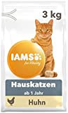 IAMS for Vitality Indoor Katzenfutter trocken - Trockenfutter für Hauskatzen ab 1 Jahr, 3 kg