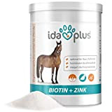 Ida Plus Biotin + Zink für Pferde - hochdosiert - verbessert Hufqualität & Hufwachstum - unterstützt Haut, Fell & Immunsystem ...