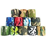 Inksafe Camouflage Selbsthaftende kohäsive Bandagen, Haftbandage 5 cm x 4,5 m, Box mit 12 Stück