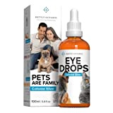 INSTITUT KATHAROS Augentropfen für Hund & Katze - 100% Natürliche Augenpflege - Wirkt Besser als Augensalbe - Für entzündung (Pferd ...