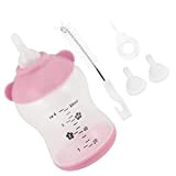 iplusmile 1 Set Nippelwelpen Kaninchen Reinigungswerkzeuge Flaschenpflege für Die Babyfütterung mit Kleinen Katzenbürsten-Kits - Clean Tubing Kitten Mini Kit Pink ...