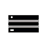 iQuatics Universal/Juwel Lido 200 IV kompatibles Ersatzklappen-Set mit Abschäumer-/Futterlöchern, schwarzes ABS-Pinseal