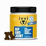 ivvi Hip & Joint - hochkonzentrierte Gelenktabletten für Hunde als Leckerli mit Grünlippmuschel Hund, Glucosamin, Chondroitin & MSM - 60 ...