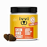ivvi Skin & Coat Omega 3 für Hunde gegen Juckreiz im Leckerliformat, für gesunde Haut & glänzendes Fell – mit ...