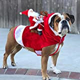 JK Weihnachtsmann-Kostüm für Hunde und Katzen, für kleine und große Hunde
