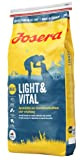 JOSERA Light & Vital (1 x 15 kg) | Hundefutter mit niedrigem Fettgehalt | Super Premium Trockenfutter für ausgewachsene Hunde ...
