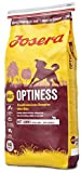 JOSERA Optiness (1 x 15 kg) | Hundefutter mit eiweißreduzierter Rezeptur ohne Mais | Super Premium Trockenfutter für ausgewachsene Hunde ...