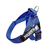 JULIUS-K9, 16IDC-0-B-2015, Color&Gray IDC-Gurtbandgeschirr, Größe 0, blau-grau