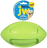 JW JW40029 Isqueak Funble Football, Rugbyballon, der Dickes Gummi für Hunde spritzt, L
