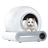 JZWLW Selbstreinigende Katzentoilette, extra große automatische Katzentoilette mit APP-Steuerung & Safe Alert & Smart Health Monitor katzenklo selbstreinigend für Katzen, ...