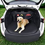 Kofferraumschutz Hund mit Seitenschutz - Innovative Organizer Funktion - Universal Auto Kofferraum Hundedecke - Robuste Schutzmatte für Hunde (192 x ...