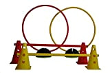 LA-24 Agility Hürden und Reifen-Set (rot, gelb)