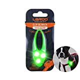LaRoo Sicherheits LED Blinklicht für Hunde, Katzen, LED Licht Leuchtanhänger Schlüsselanhänger 3 Blinkmodis Sicherheitslicht für Spaziergänge mit dem Hund Outdoor ...