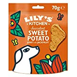 Lily's Kitchen Süßkartoffel- und Jackfrucht-Kaustreifen für Hunde voller Pflanzenpower (8 x 70g)