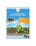 Linsor Schildkröten Kräutermischung, Wildkräuter-Mix, Kräuterwiese für Landschildkröten, Samen für Schildkrötenfutter, 50g für 17-50m²