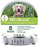 MC-Royal® Premium Zeckenhalsband für Hunde - 100% natürliche Inhaltsstoffe - bis zu 8 Monate zuverlässiger Zeckenschutz