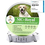 MC-Royal® Zeckenhalsband für Hunde - Effektiver Schutz vor Ungeziefern - wasserdicht und verstellbar - bis zu 8 Monate Zeckenschutz mit ...