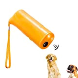 Mein HERZ LED Ultraschall Hunde Repeller und Trainer Gerät 3 in 1 Anti Bellen Stop Rinde Handheld Hunde Trainingsgerät, Hundeschreck, ...