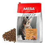 MERA finest fit Indoor, Katzenfutter trocken für aktive Katzen, Trockenfutter aus frischem Geflügel und Reis, gesundes Futter für Hauskatzen, ohne ...
