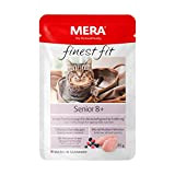 MERA finest fit Senior 8+, Katzenfutter nass für ältere Katzen ab 8 Jahren, Nassfutter aus frischem Geflügel, gesundes Futter mit ...