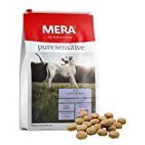 MERA pure sensitive Lamm & Reis, Hundefutter trocken für sensible Hunde, Trockenfutter aus Lamm und Reis, Futter für ausgewachsenen Hund, ...