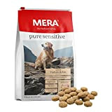 MERA pure sensitive Truthahn & Reis Senior, Hundefutter trocken für den sensiblen Hund, Trockenfutter aus Truthahn und Reis, gesundes Futter ...