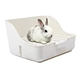 MMBOX Kaninchenkäfig, leicht zu reinigen, Töpfchentrainer für Kleintiere/Kaninchen/Meerschweinchen/Frettchen?weiß?